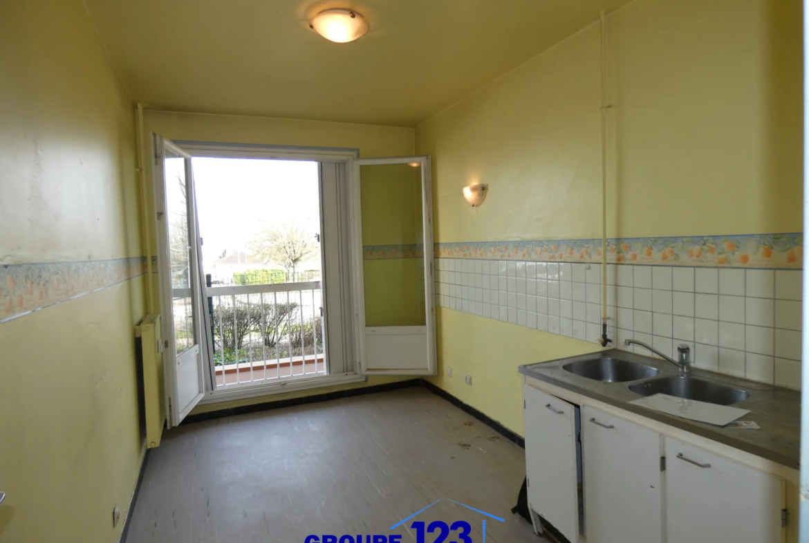 Appartement de type 3 à rafraîchir à Migennes 