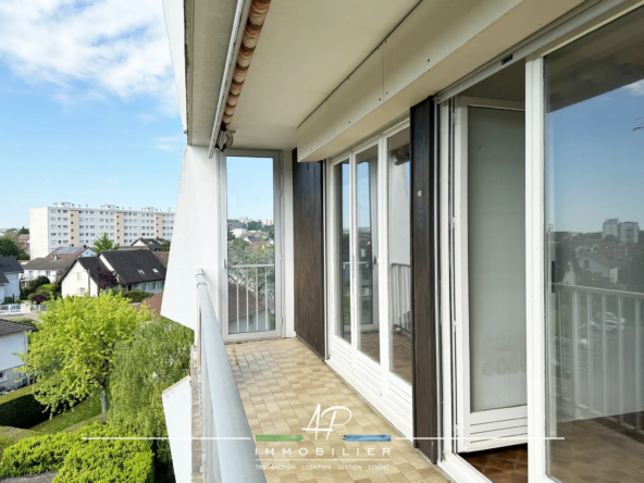 Spacieux T4 de 84 m² à Fontaine-lès-Dijon avec grande terrasse