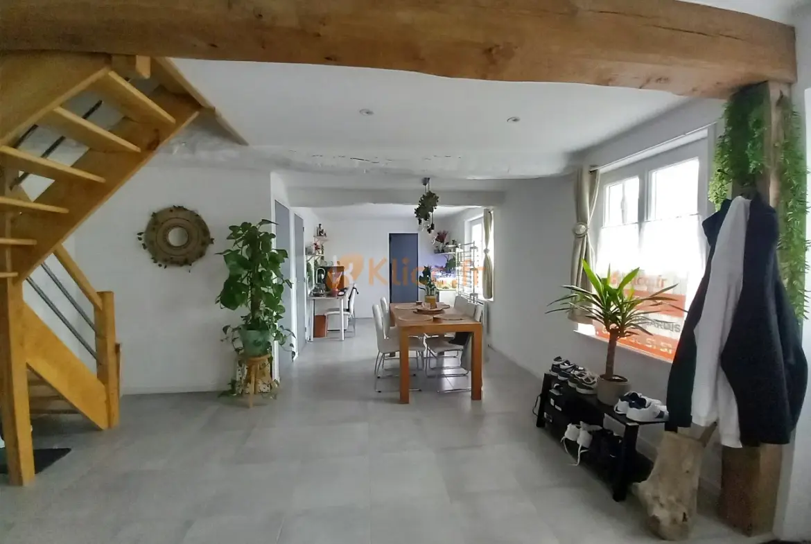 Maison plain pied à vendre à Vittefleur avec jardin 