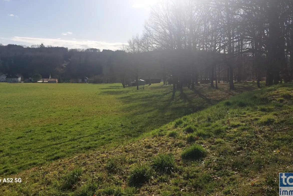 Terrain constructible à Saint Pardoux la Rivière - 2 200 m² à vendre 