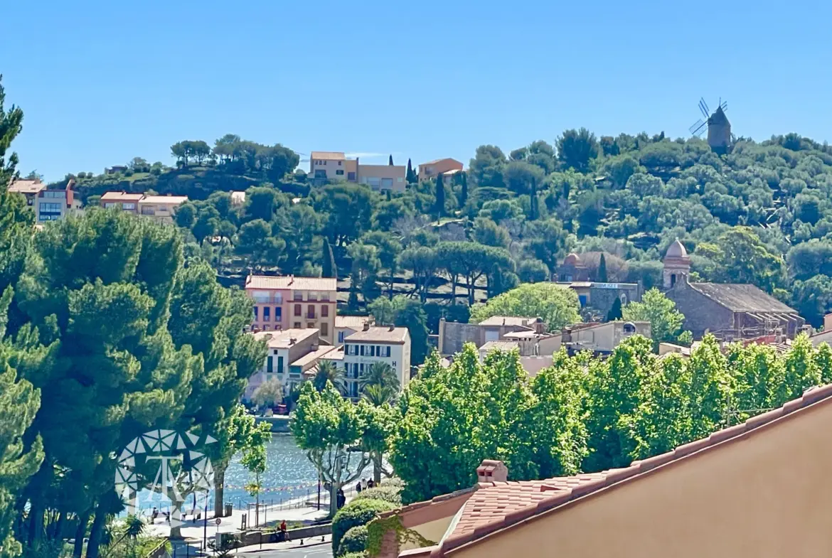 À vendre à Collioure : Studio avec vue sur la mer au Faubourg 