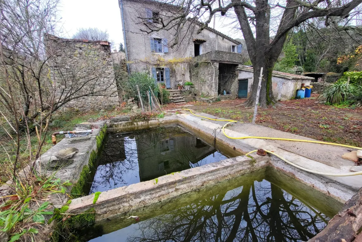 Magnanerie à vendre à Cros, 202 m², 5 chambres, parc national des Cévennes 