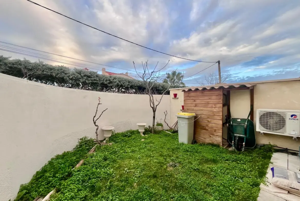 À Vendre: Appartement T3/4 avec Jardin Privatif à Marignane 