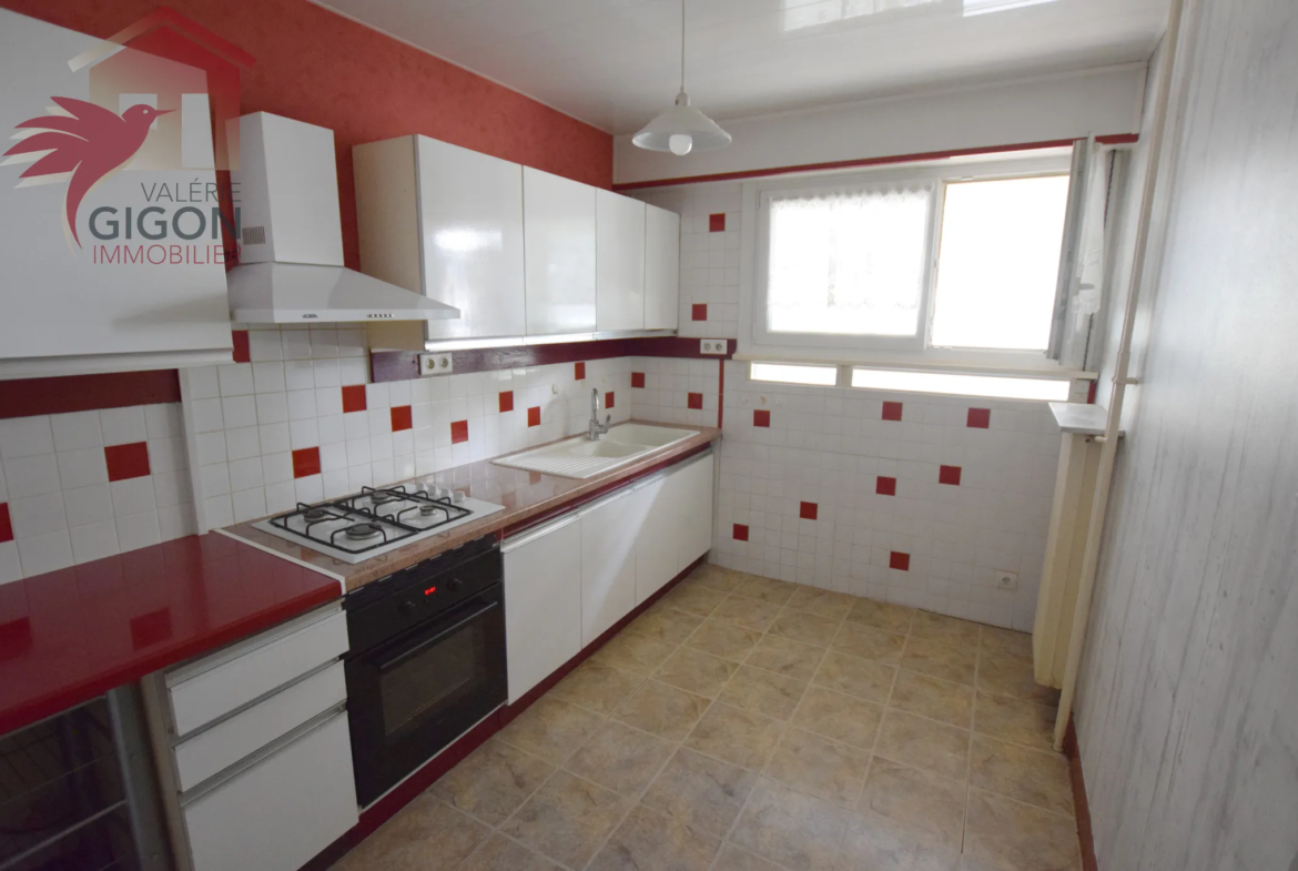 À vendre : appartement F4 spacieux et lumineux avec garage à Montbéliard 