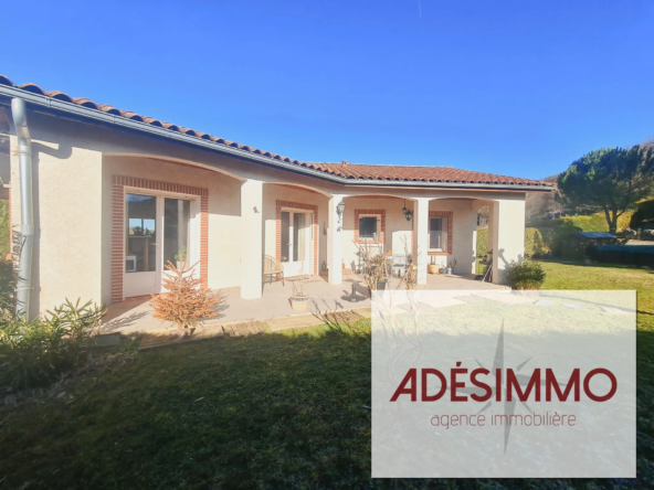 Superbe villa T5 sur 2573 m² près du Fossat