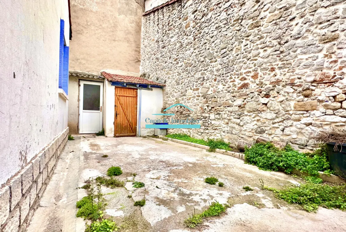 Maison T3 de plain-pied à Mireval, 70 m2 sur terrain de 258 m2 