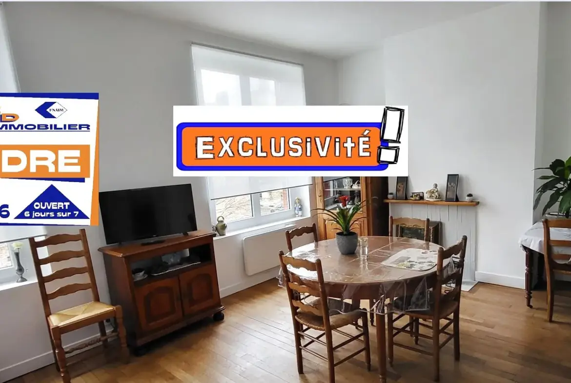 Bel Appartement T2 Rénové à Abbeville Centre - Exclusivité 