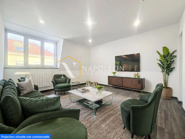 À vendre : Appartement T2 bis à Lille, quartier Porte des Postes/Wazemmes