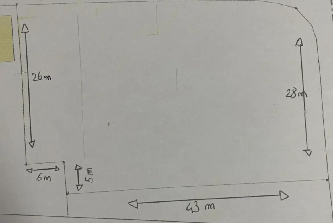 Terrain constructible de 1487 m2 à Saint Sulpice-sur-Lèze 