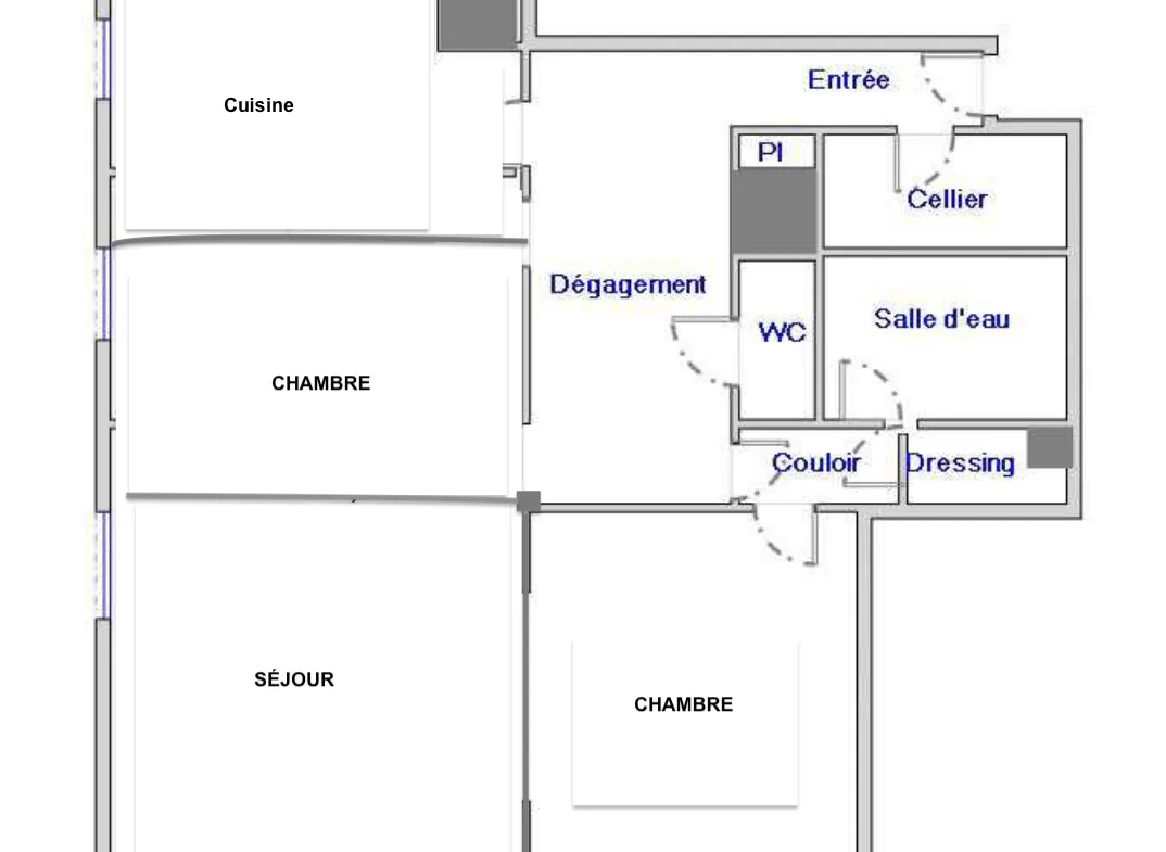 F3 de 70 m² avec Parking à Clermont-Ferrand 