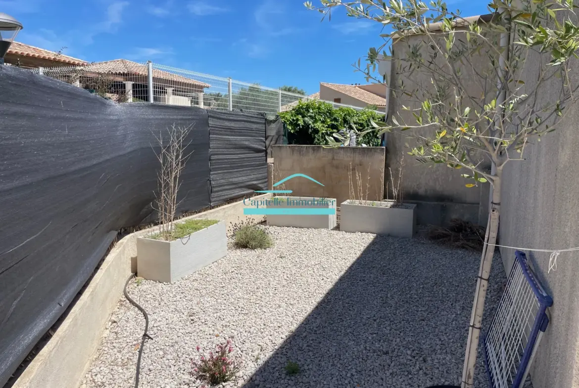 Maison 2 pièces avec mezzanine et jardin à Vic la Gardiole 