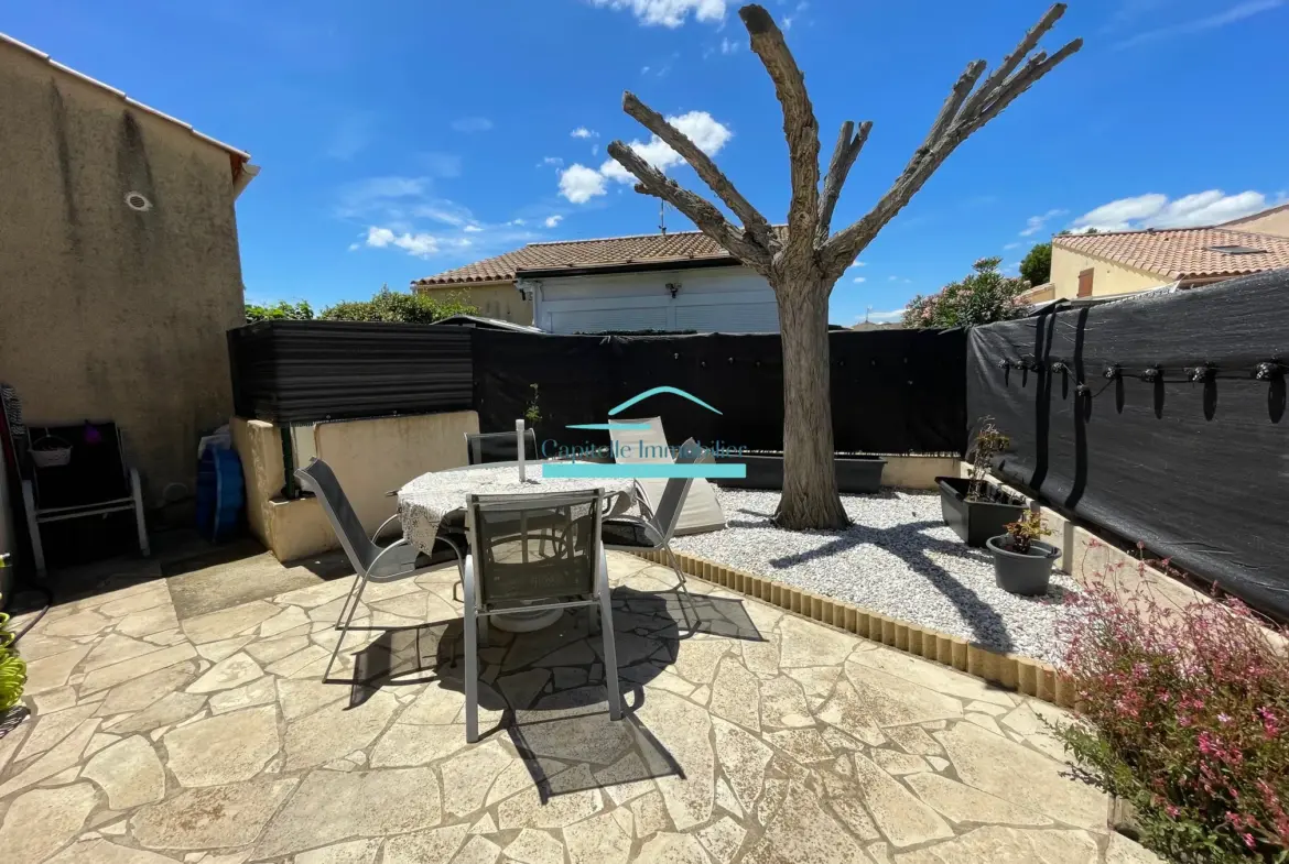 Maison 2 pièces avec mezzanine et jardin à Vic la Gardiole 