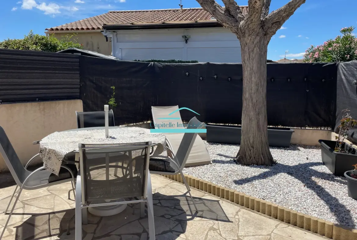 Maison 2 pièces avec mezzanine et jardin à Vic la Gardiole 