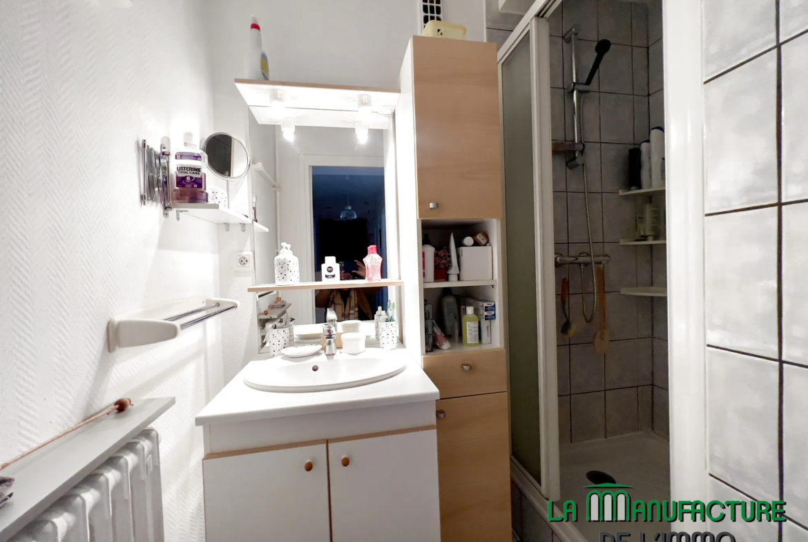 À vendre : Appartement F4 Saint-Étienne, loggia et garage 