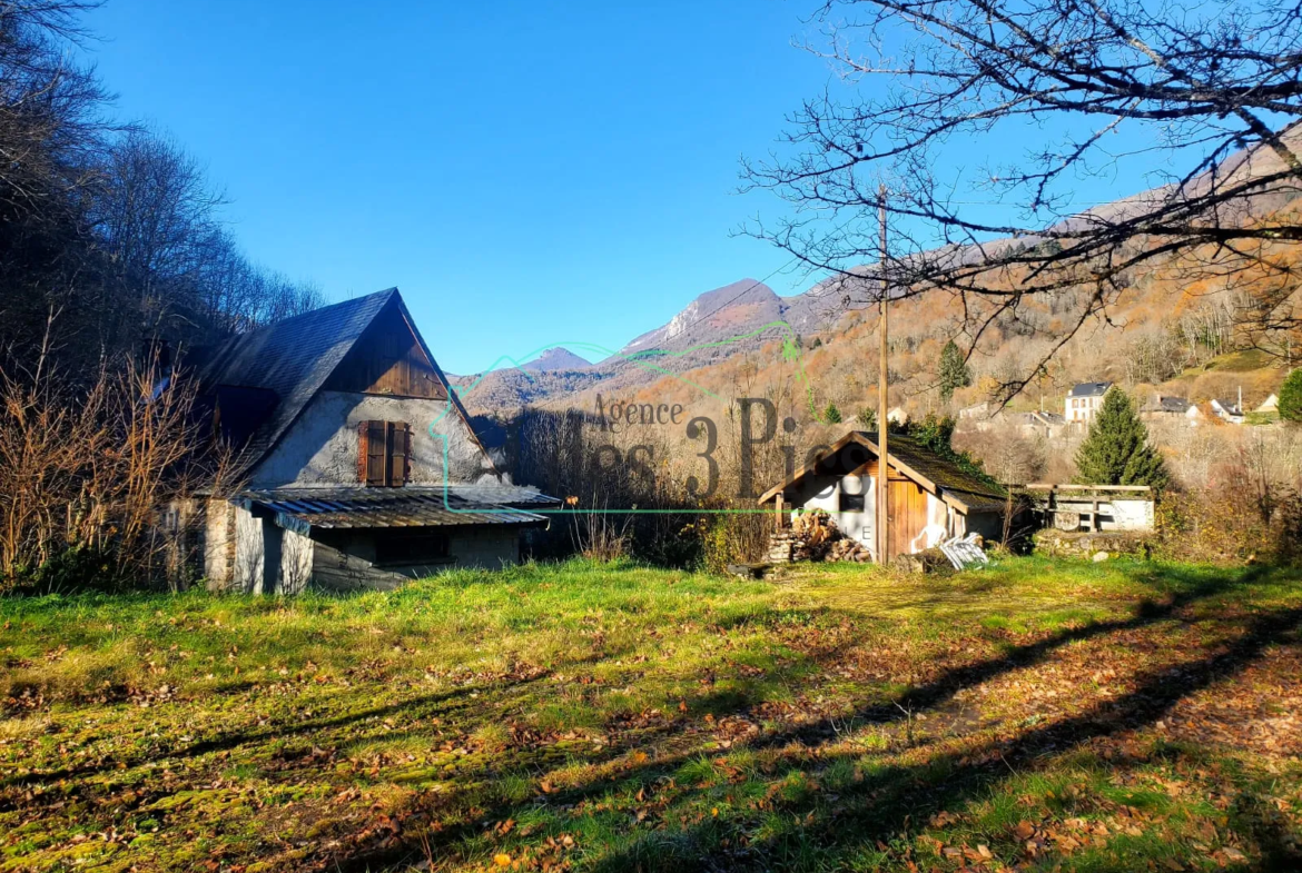 Maison de montagne T4 à vendre à Bonac Irazein 