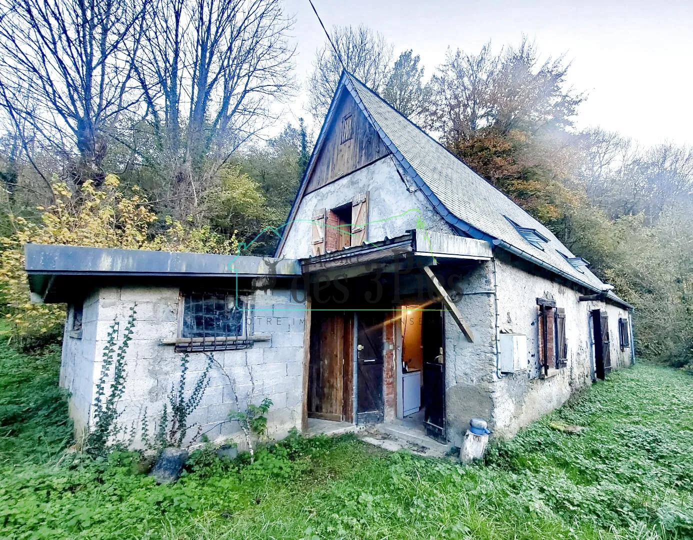 Maison de montagne T4 à vendre à Bonac Irazein 