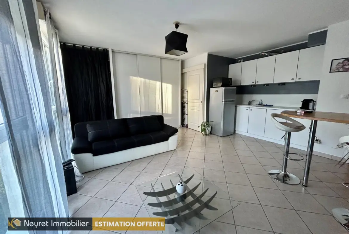 Appartement T1 bis à vendre aux Jardins de Saint-Fons 