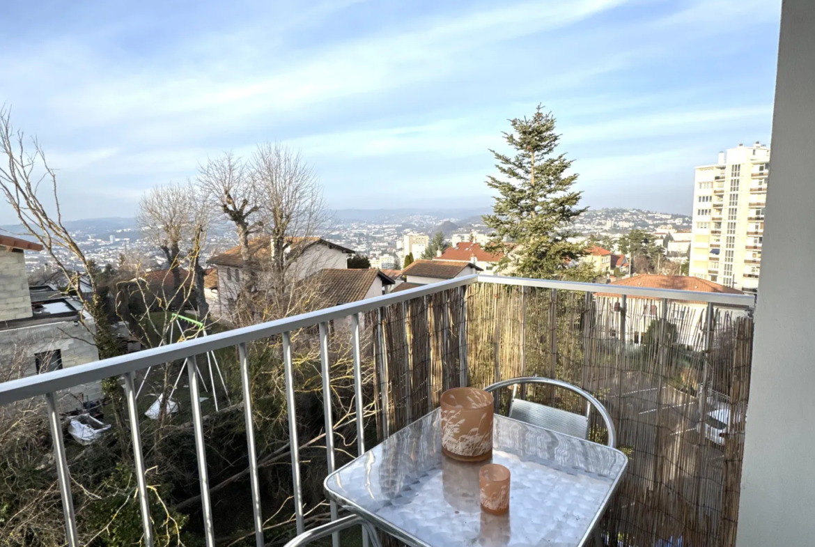 Appartement F4 avec balcon à Villeboeuf le Haut, Saint-Étienne 