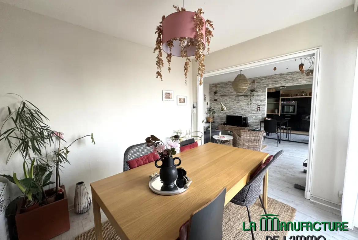 Appartement F4 avec balcon à Villeboeuf le Haut, Saint-Étienne 