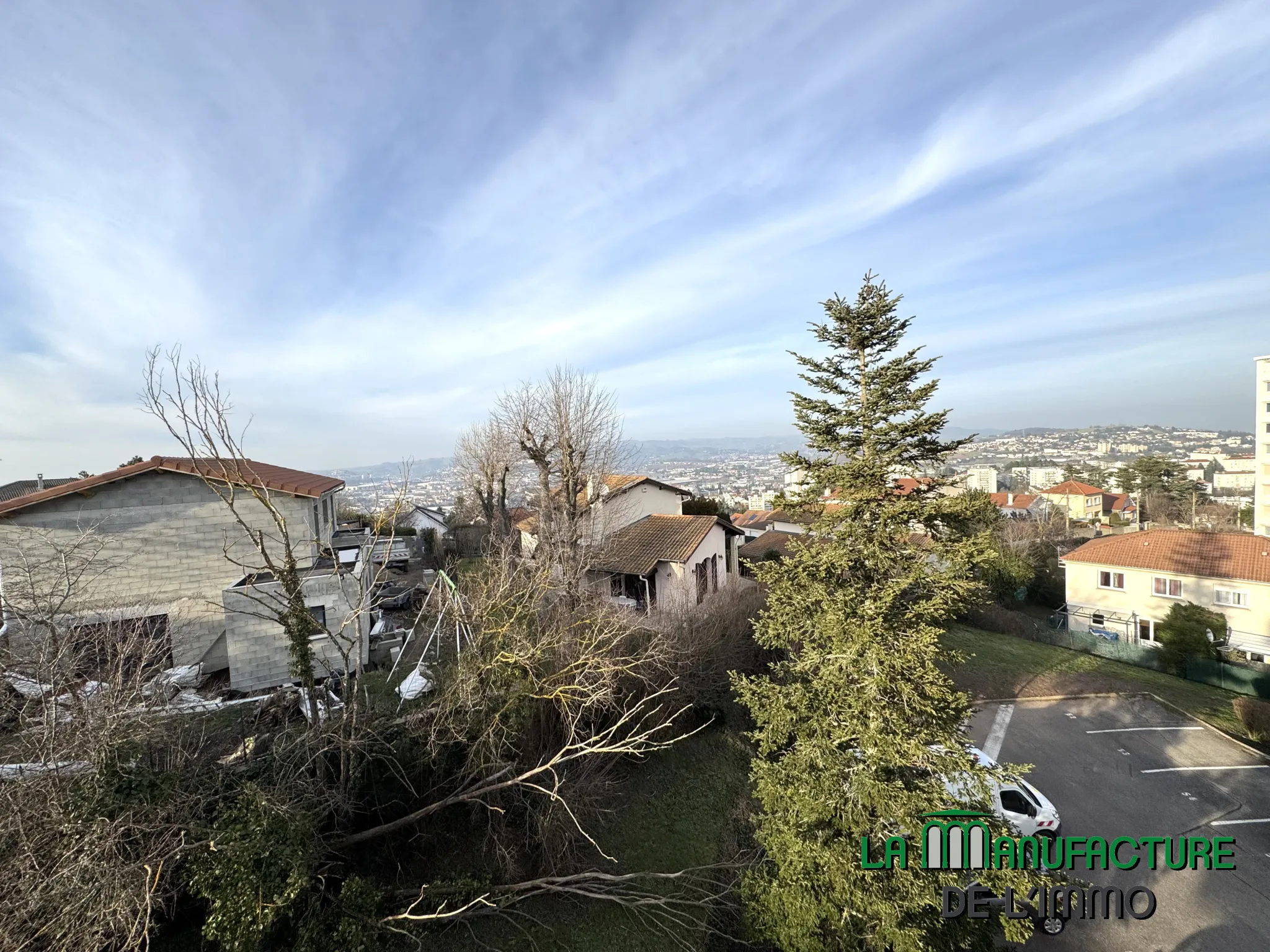 Appartement F4 avec balcon à Villeboeuf le Haut, Saint-Étienne 