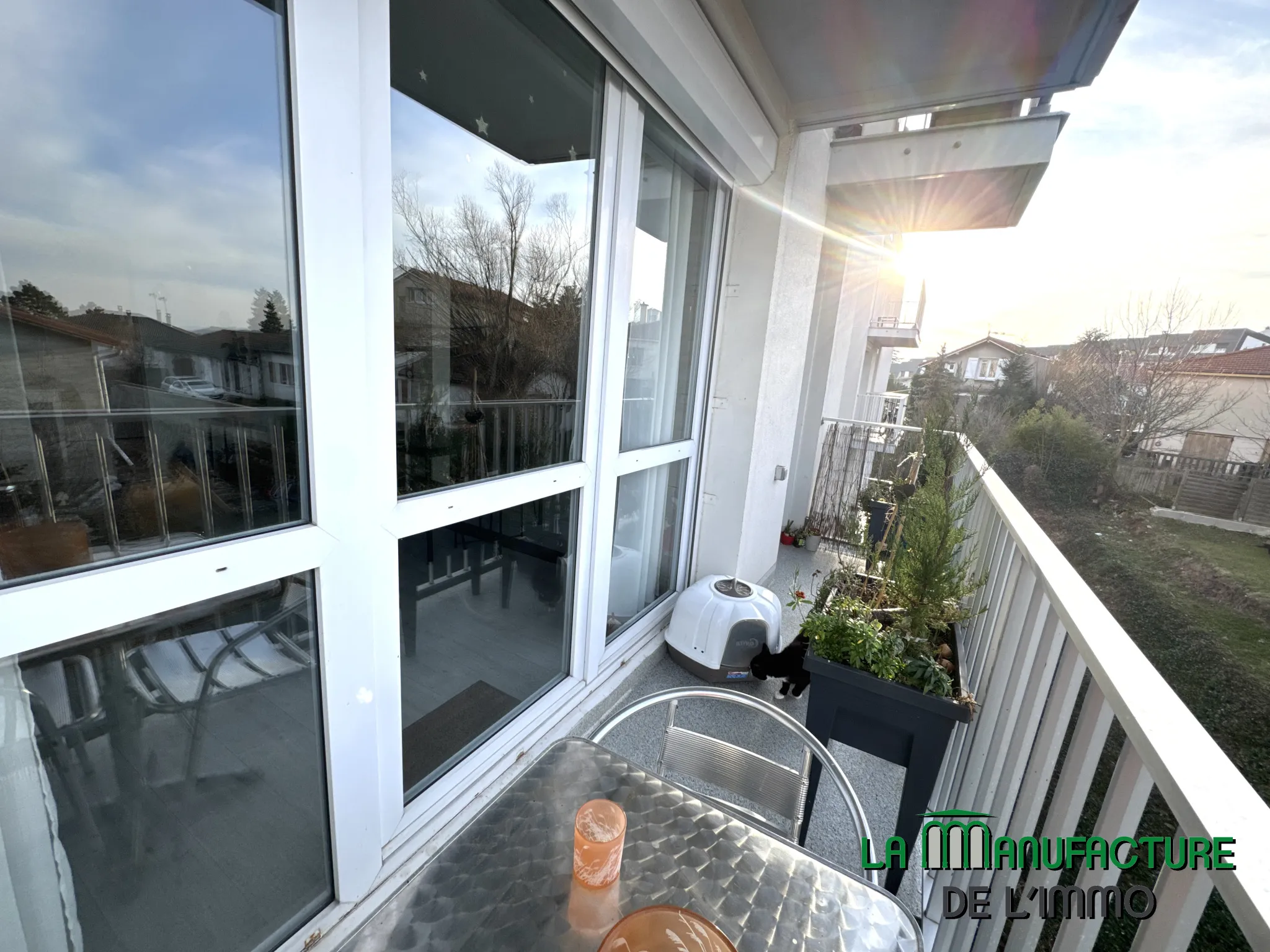 Appartement F4 avec balcon à Villeboeuf le Haut, Saint-Étienne 