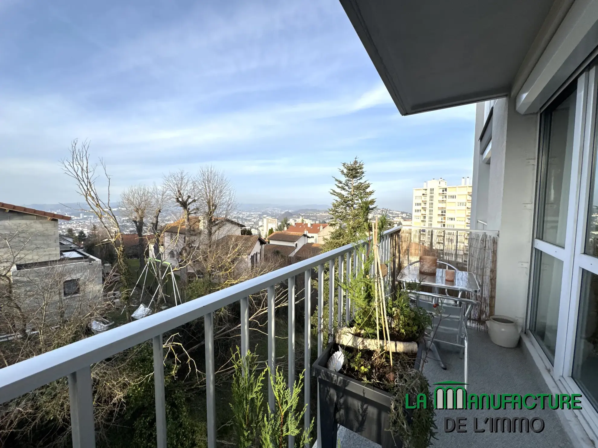 Appartement F4 avec balcon à Villeboeuf le Haut, Saint-Étienne 