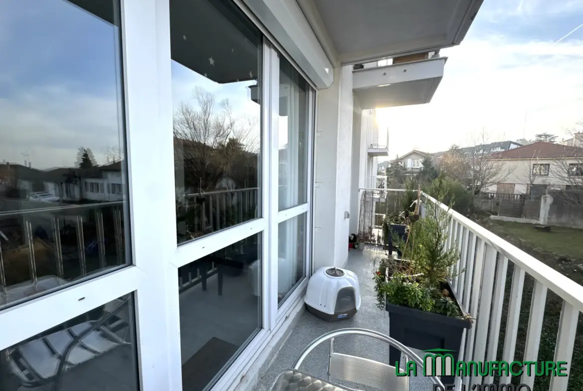 Appartement F4 avec balcon à Villeboeuf le Haut, Saint-Étienne 