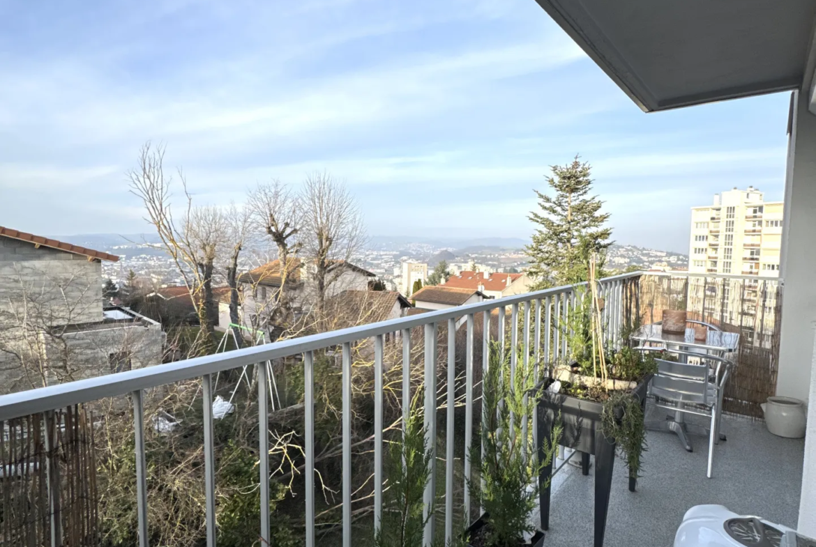 Appartement F4 avec balcon à Villeboeuf le Haut, Saint-Étienne 