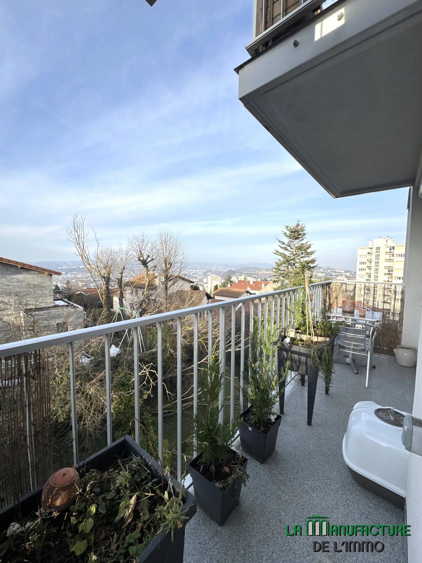 Appartement F4 avec balcon à Villeboeuf le Haut, Saint-Étienne 