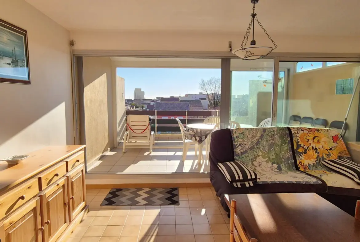 À vendre : Appartement 2 pièces avec terrasse au Grau d'Agde 