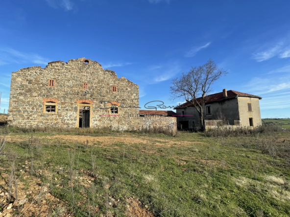 Corps de Ferme à Réhabiliter - 580 m² - St Priest la Roche