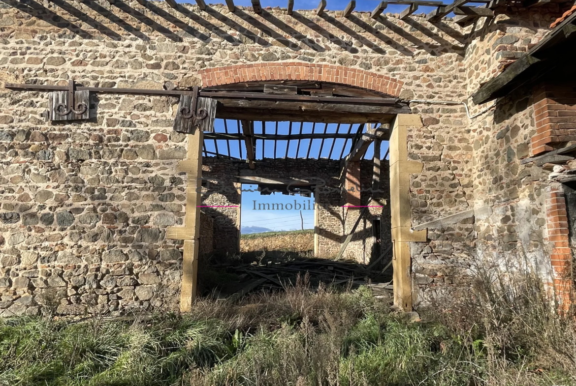 Corps de Ferme à Réhabiliter - 580 m² - St Priest la Roche 