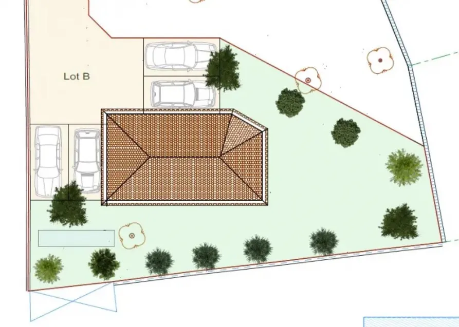 Terrain constructible à La Garde Rabasson de 419 m² avec permis 