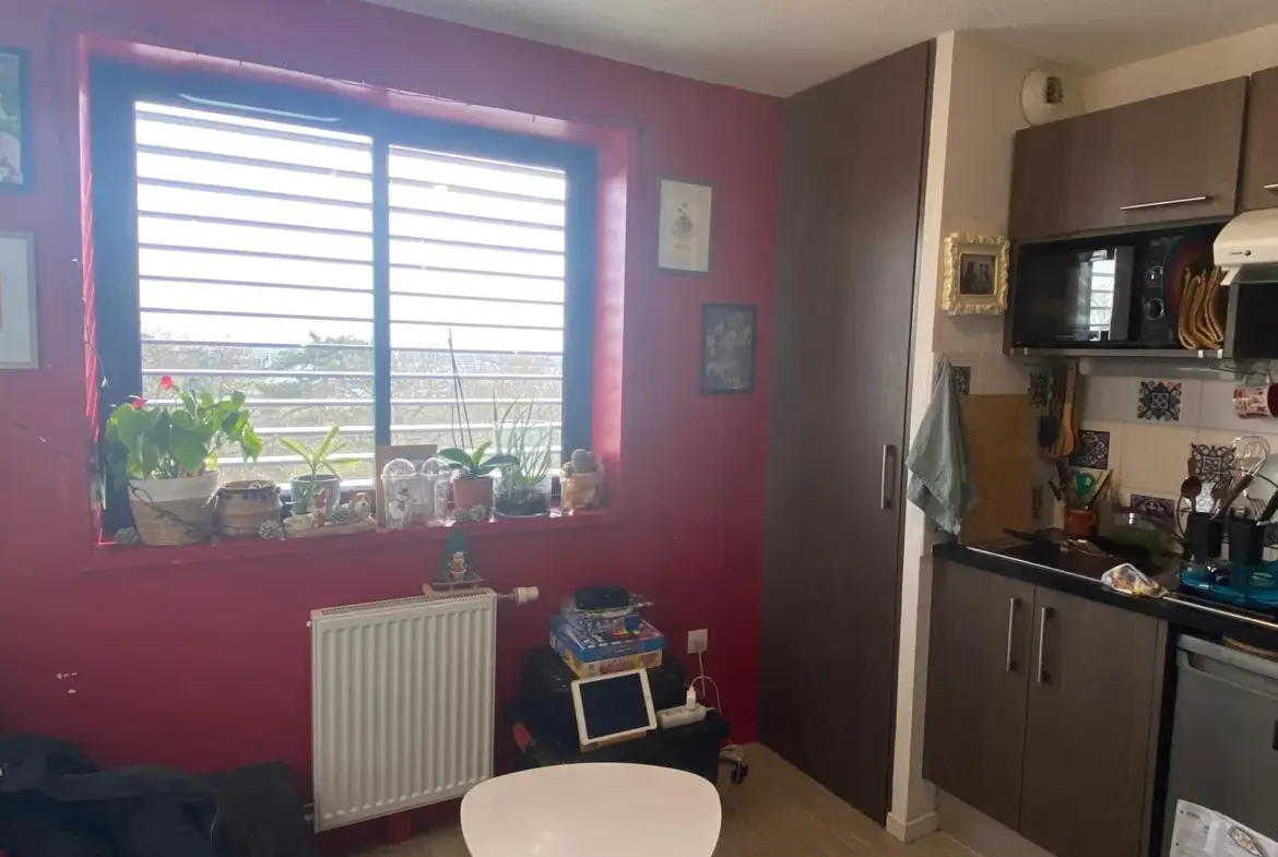 Appartement T1bis de 25 m² à Montaudran - Vendu Loué 