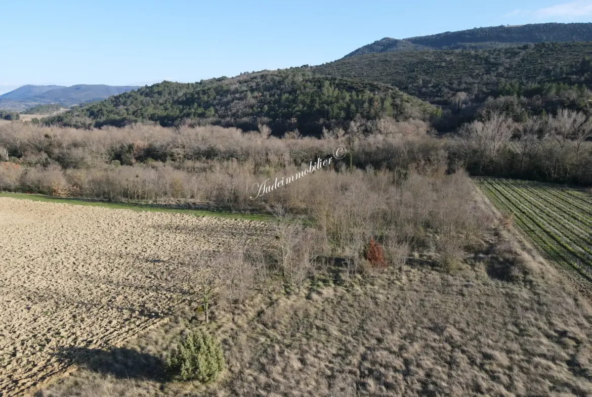 Vente de terrain agricole de 1ha près de Limoux 