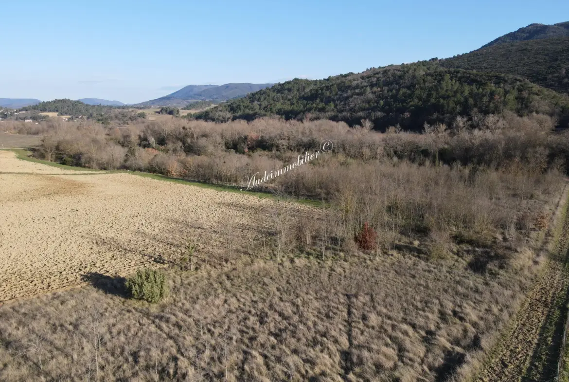 Vente de terrain agricole de 1ha près de Limoux 