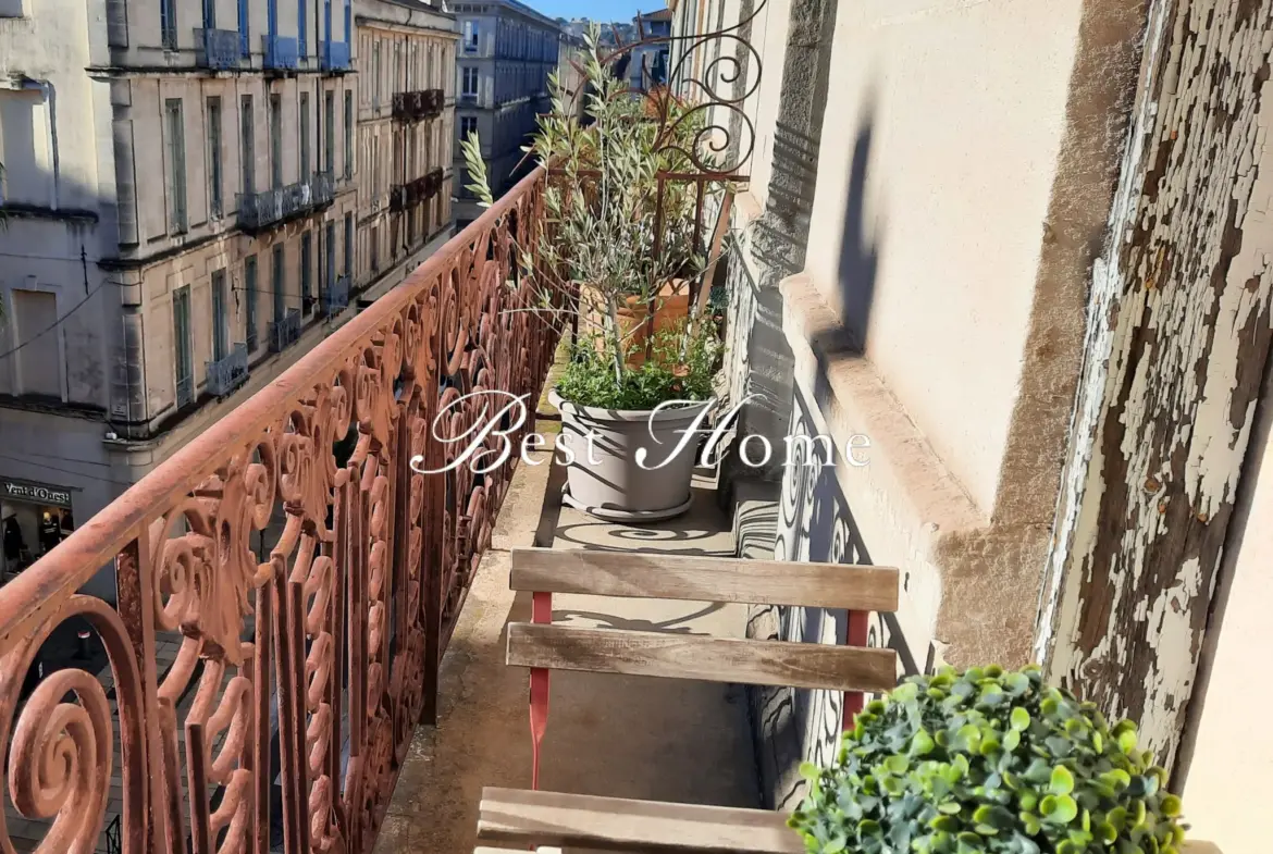 Bel appartement lumineux à vendre à Nîmes Centre Ville 