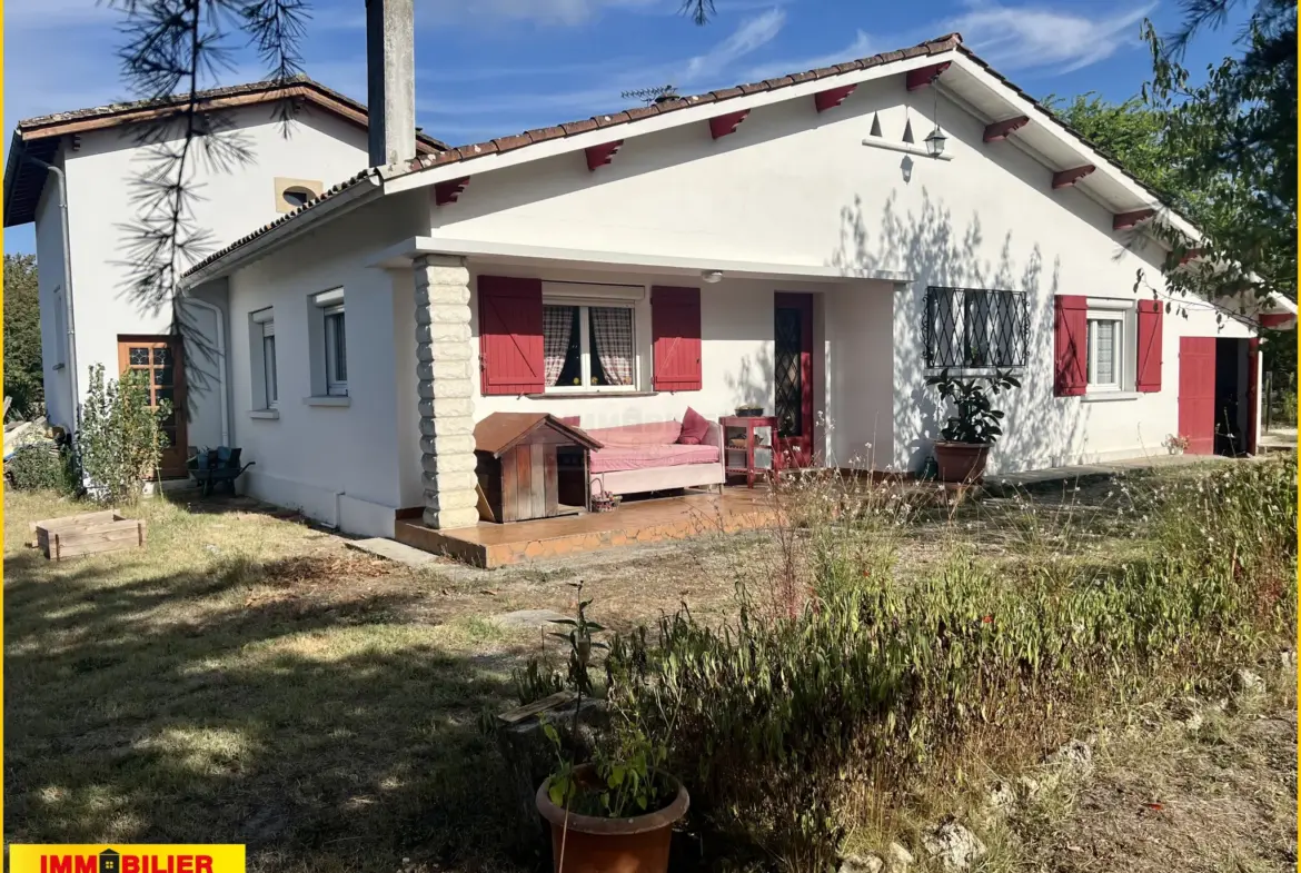 Maison Familiale à Landiras avec grand terrain 