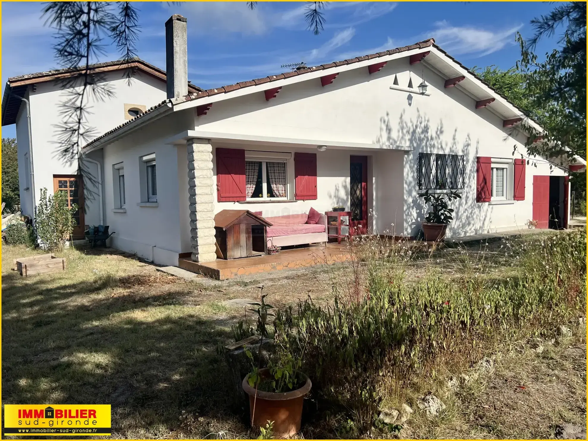 Maison Familiale à Landiras avec grand terrain 