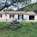 Maison Plain Pied 5 Pièces Proche Anduze sur 3250 m2 de Terrain