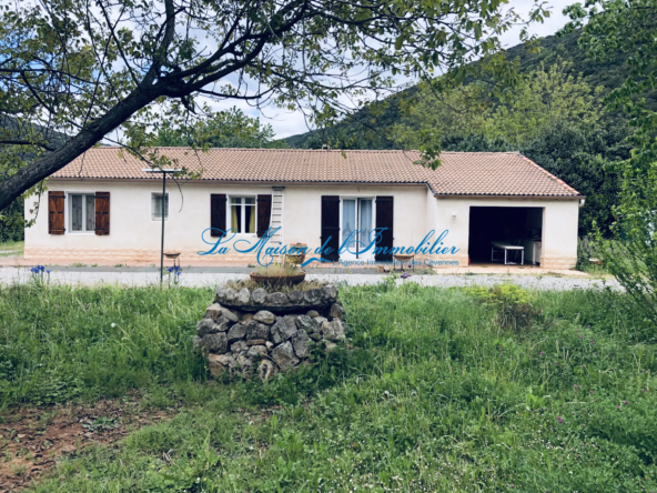 Maison Plain Pied 5 Pièces Proche Anduze sur 3250 m2 de Terrain