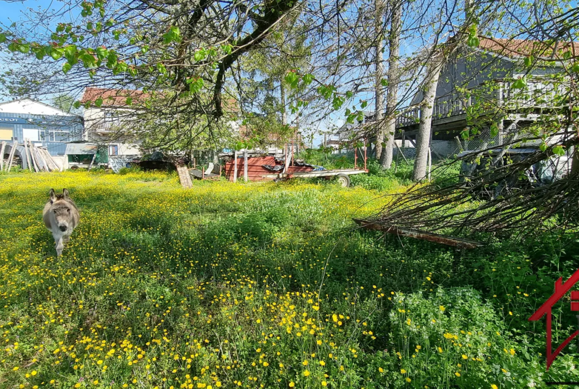 Terrain Constructible à L'Hôpital du Grosbois de 1247 m² 