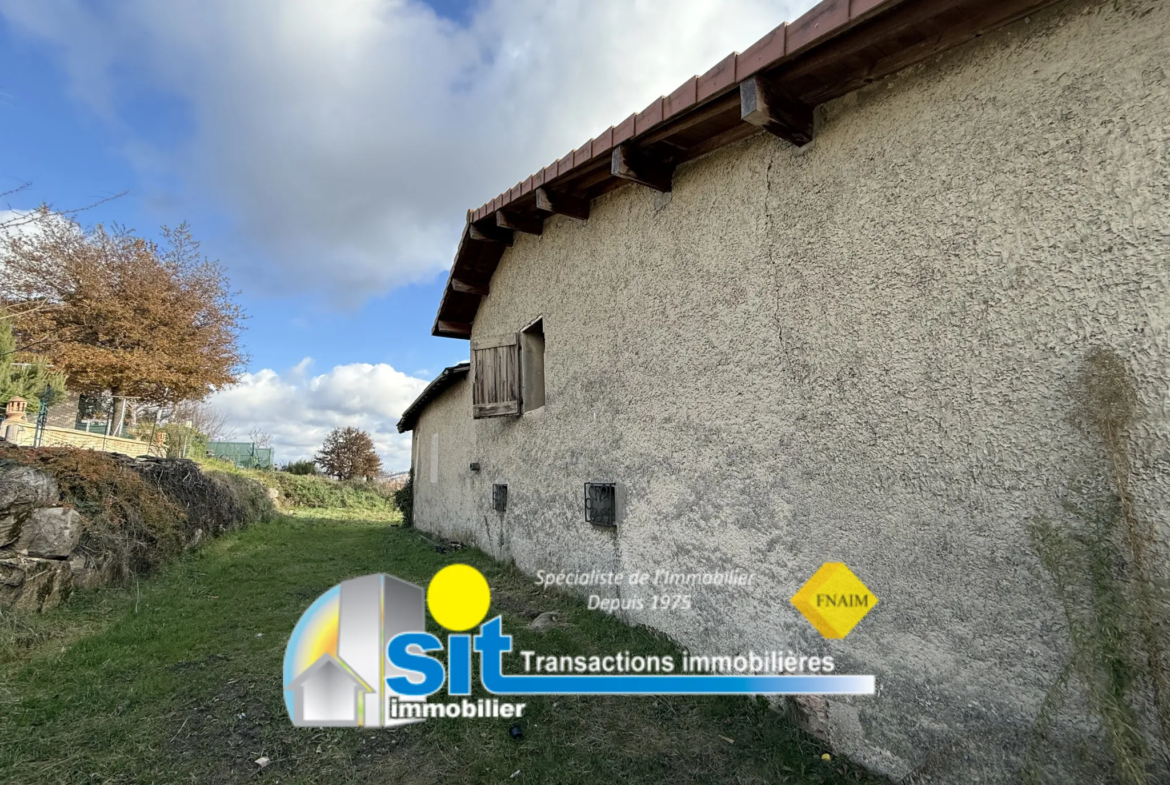 Fermette à rénover à Vernioz (38150) - 82 m² habitables 