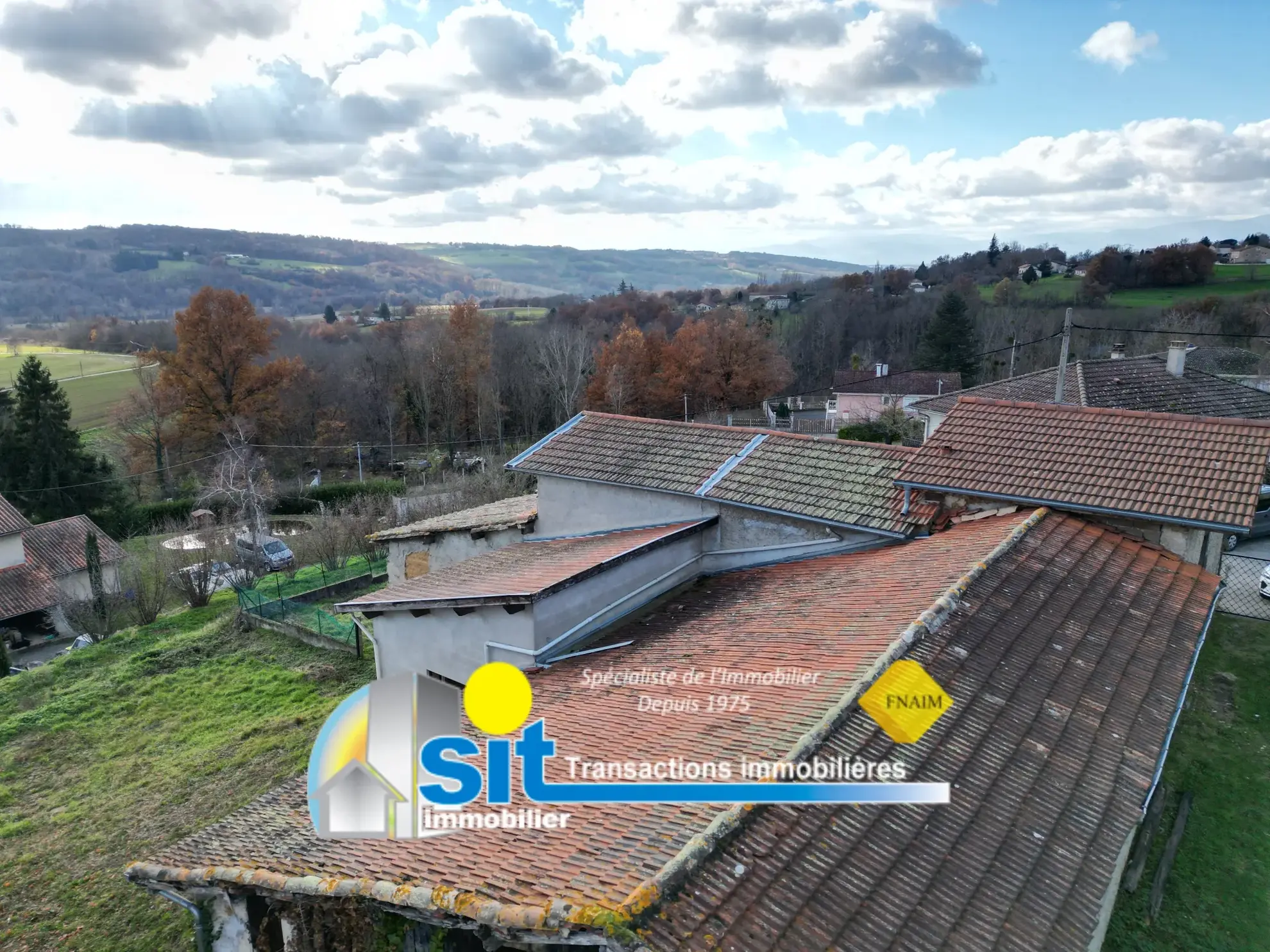 Fermette à rénover à Vernioz (38150) - 82 m² habitables 