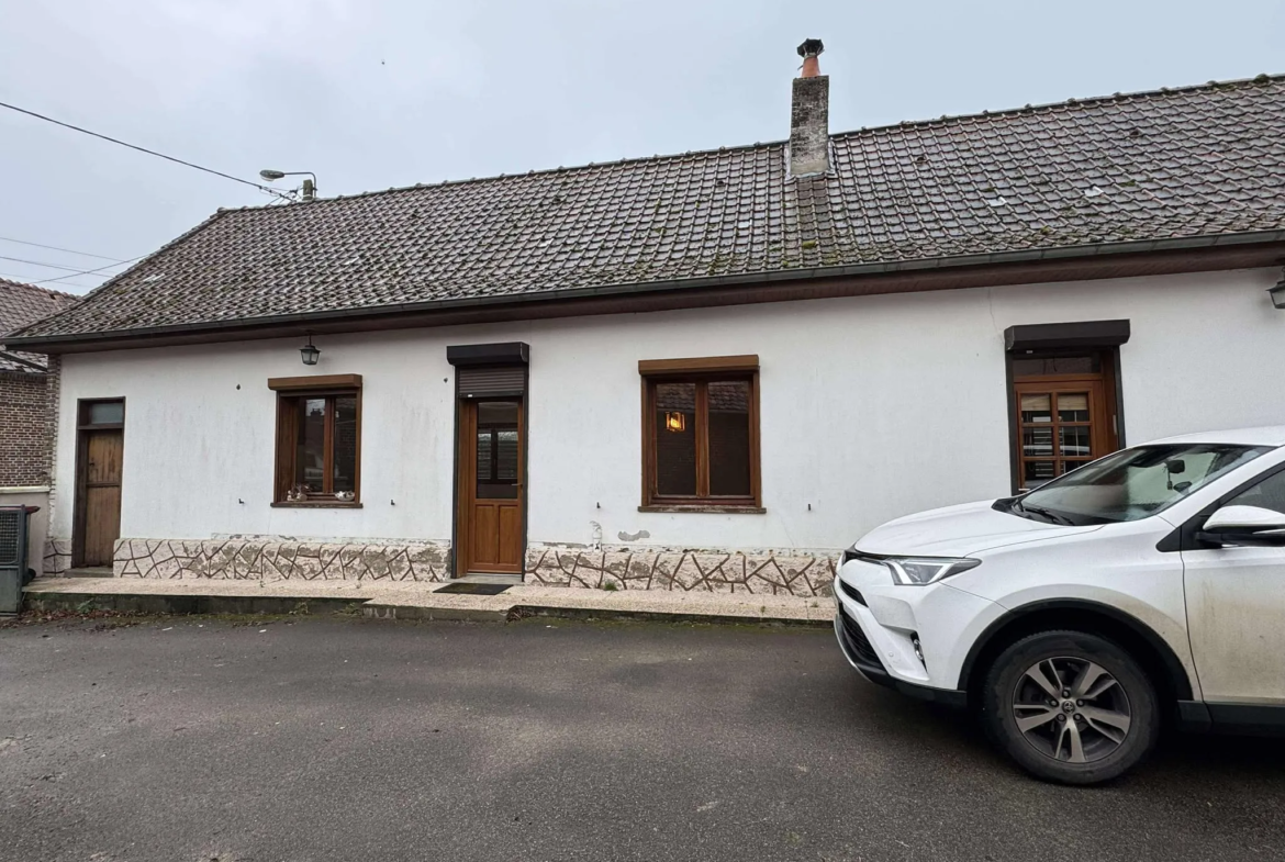 Maison à vendre avec tout confort en rez-de-chaussée à Crécy en Ponthieu 