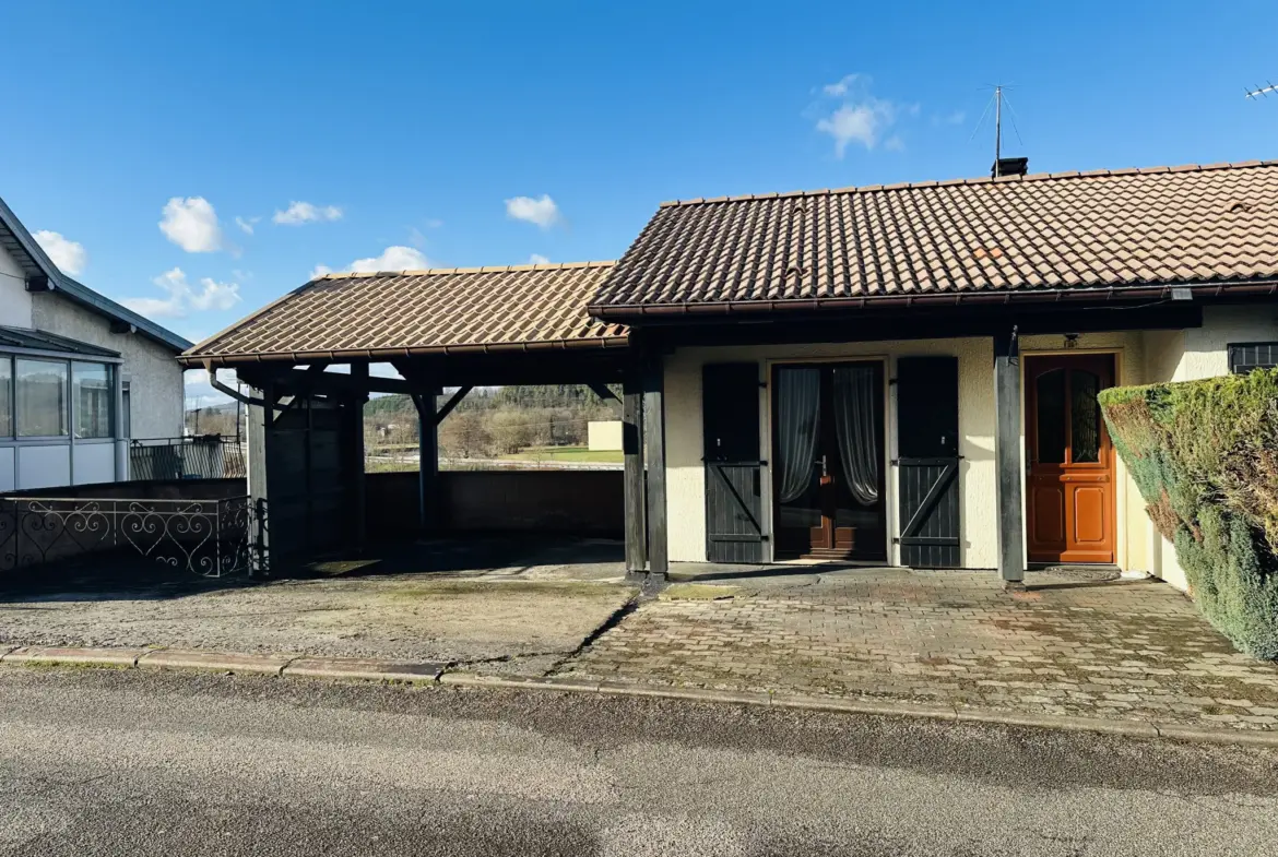 Maison individuelle à Pouxeux - 3 chambres, garage et jardin à 149 000 € 