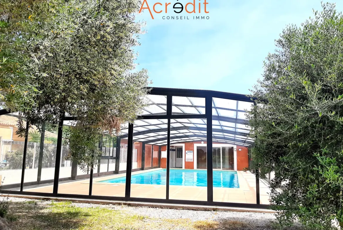 Pavillon T3 à vendre à Béziers - Résidence sécurisée 