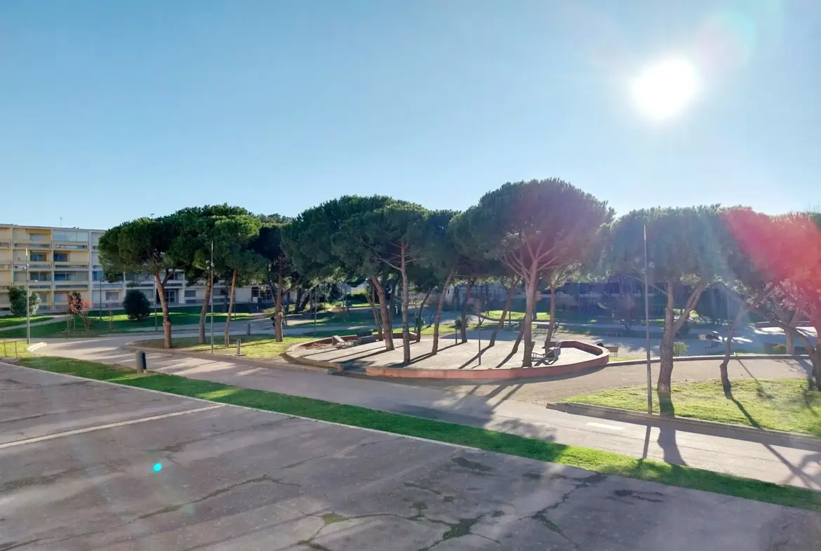 Appartement T1 avec Vue sur le Parc Charles de Gaulle à Balaruc-les-Bains 