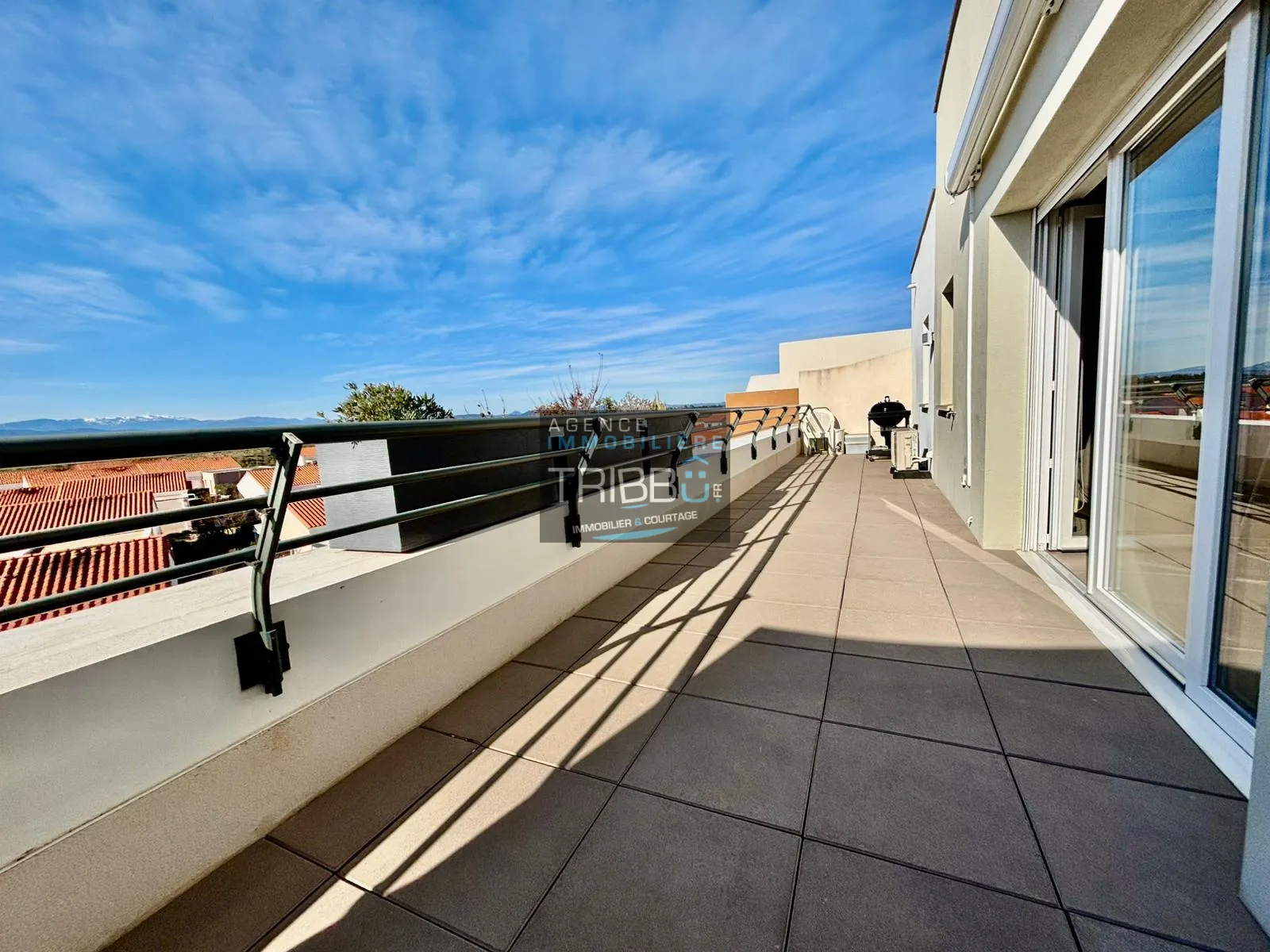 Pollestres - Appartement F3 avec terrasse vue Canigou 