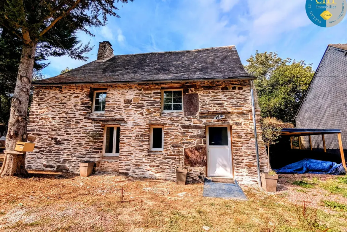 Maison en pierres avec 3 chambres à Beignon (56) à vendre 